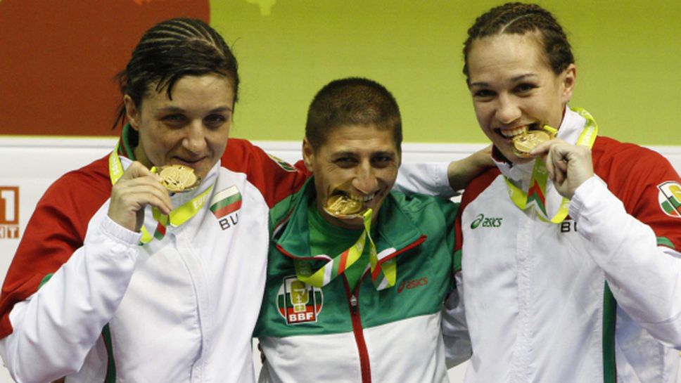Държавният глава поздрави златните медалистки от Европейското по бокс