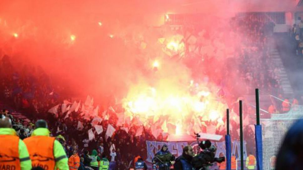 Вижте как феновете на Копенхаген надъхаха отбора за мача с Порто (видео)