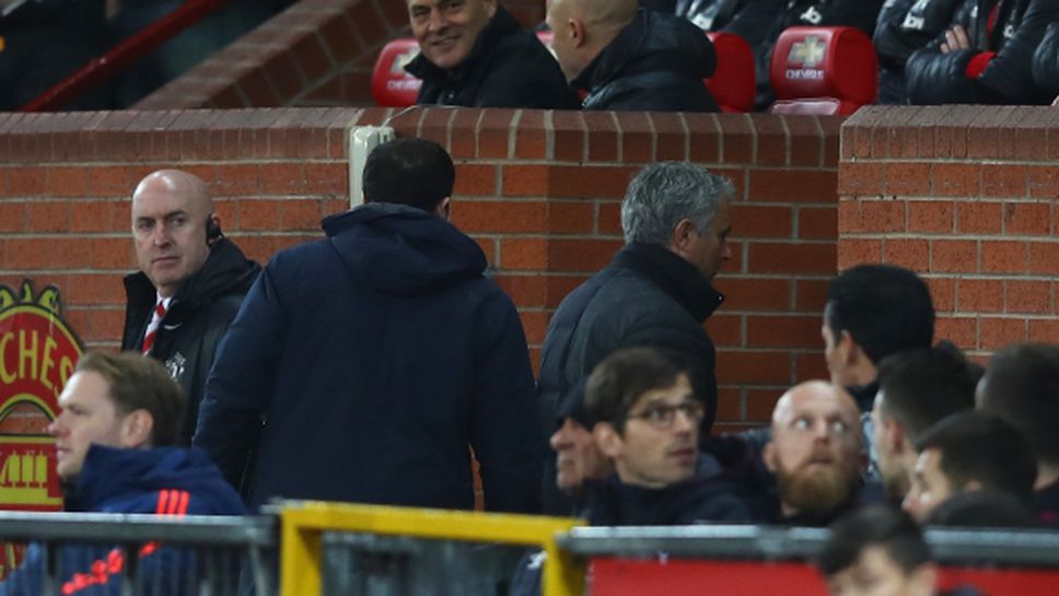 Моуриньо отново гледа от трибуните провал на Юнайтед (видео)
