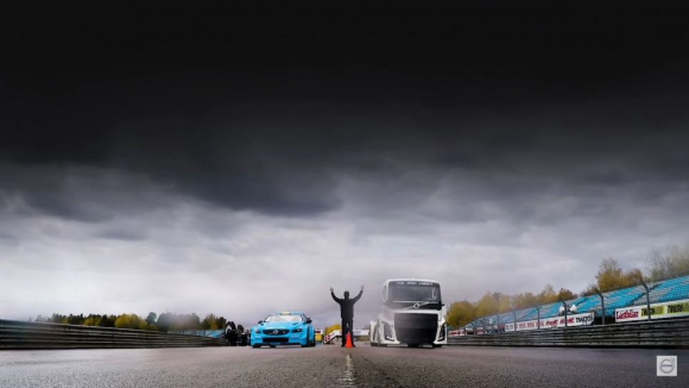 Volvo Iron Knight, най-бързият камион в света, прие ново предизвикателство (Видео)
