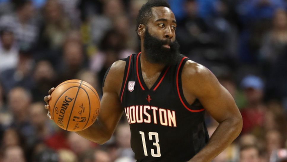 Хардън с "трипъл-дабъл" при осма поредна победа на Хюстън