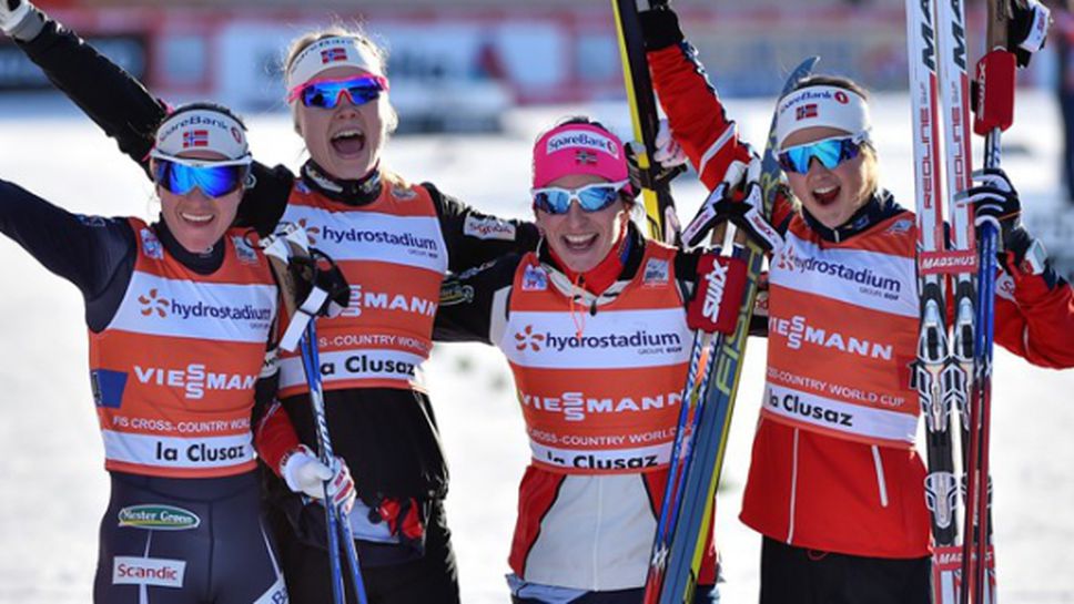 Норвегия доминира в отборните спринтове в ските-северни дисциплини
