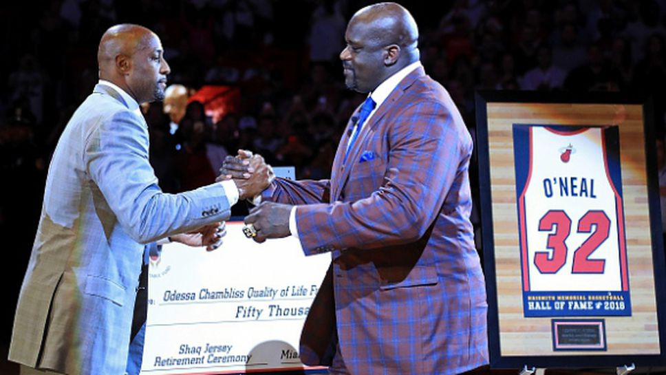 Маями извади от употреба фланелката на Шакил О'Нийл