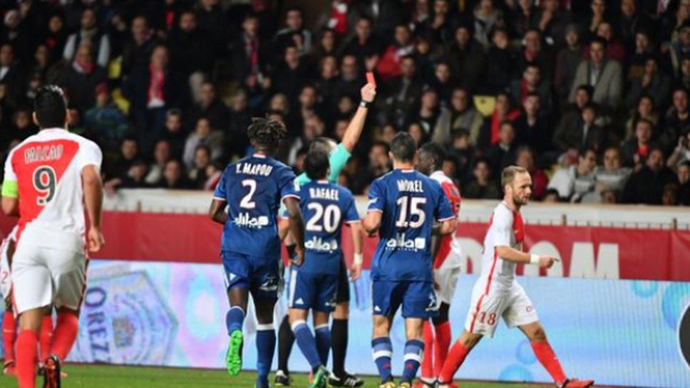 Защитник на Монако отнесе пет мача наказание