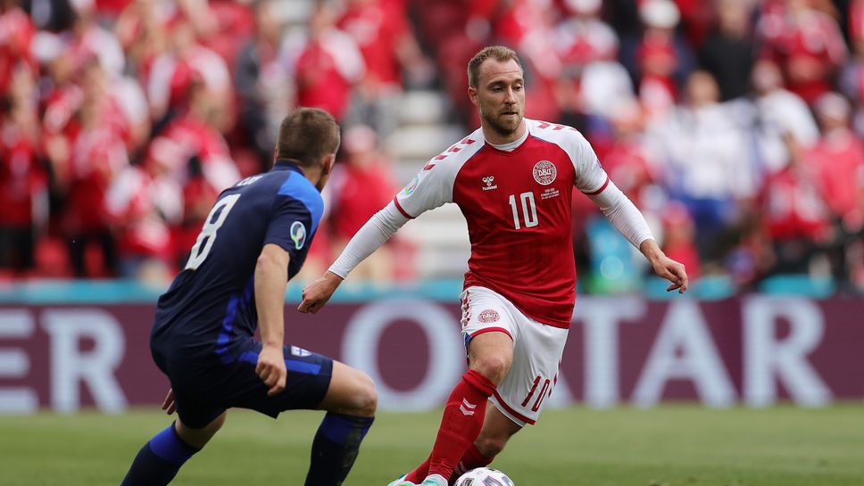 Ериксен може да е на стадиона за втория мач на Дания на Евро 2020