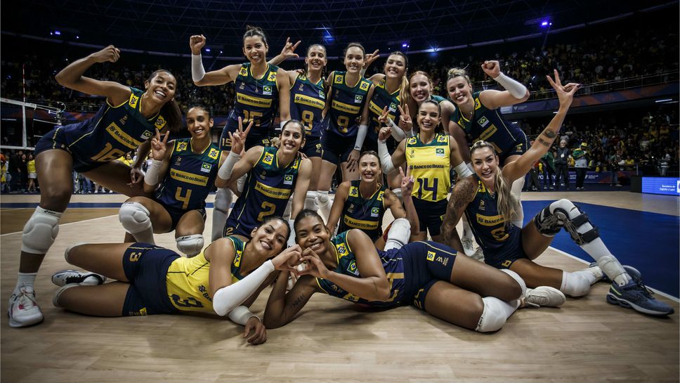 Бразилия със страхотен обрат срещу Сърбия във VNL