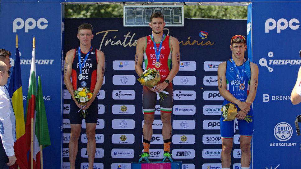 Александър Божилов спечели златен медал на Европейска купа по триатлон