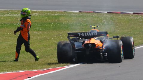  Норис с протоколно наказване след удара с Пиастри 