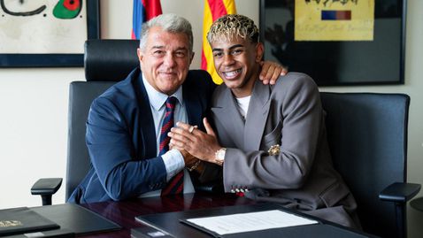 Лапорта: Меси беше най-добрият играч, а сега това е Ямал