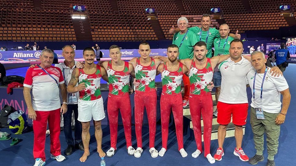 Мъжкият национален отбор по спортна гимнастика проведе подиум тренировка преди ЕП в Мюнхен