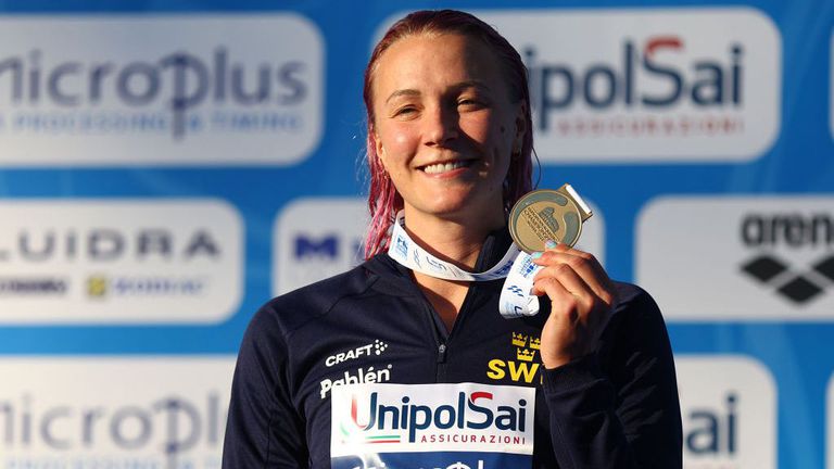 Легендарната шведска плувкиня Сара Сьострьом извоюва поредното си европейско злато