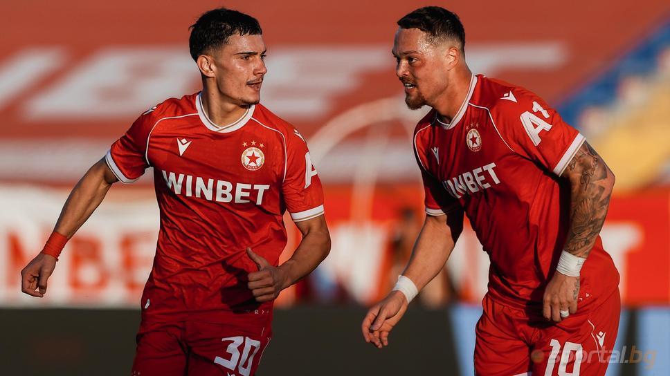 ЦСКА 2:0 Ботев (Враца), дебютант с две асистенции и червен картон