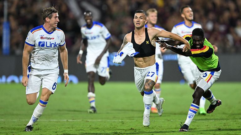 Лече постигна първа победа след завръщането си в Серия А