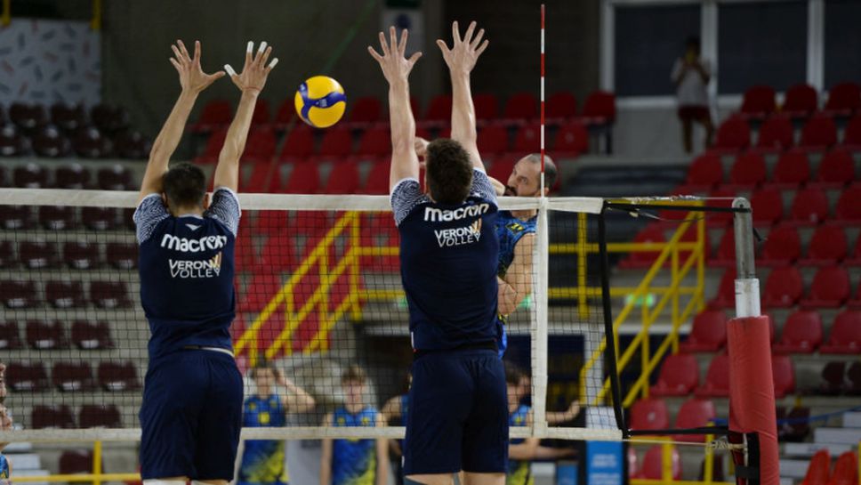 Матей Казийски с 13 точки, Тренто и Верона завършиха 2:2 в контрола