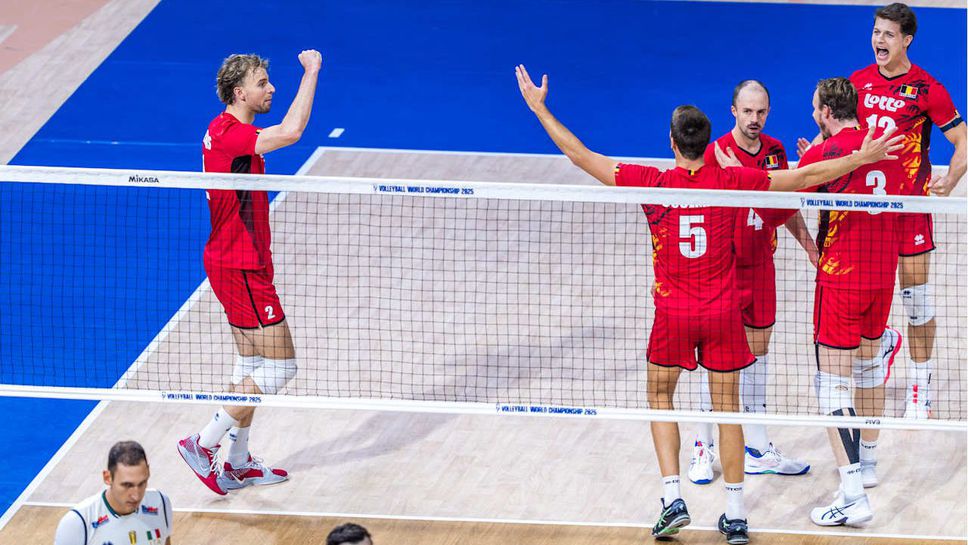 Волейболистите на Белгия изиграха невероятен двубой и успяха да победят