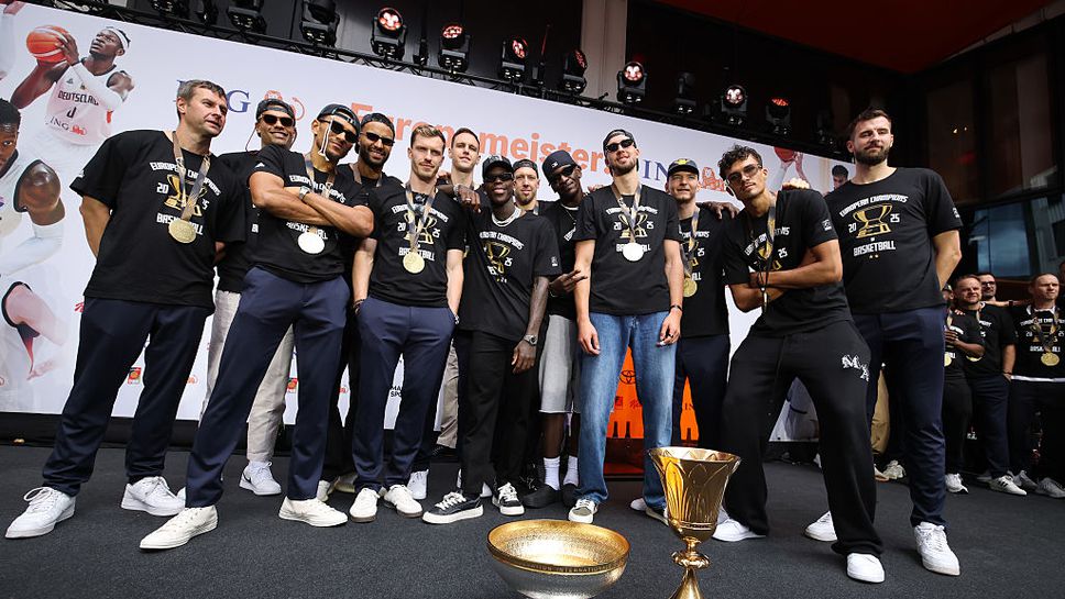 Играчите на германския мъжки национален отбор по баскетбол ще получат