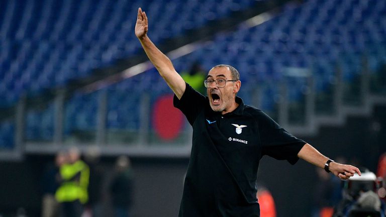 Старши треньорът на Лацио Маурицио Сари заяви че лошото състояние