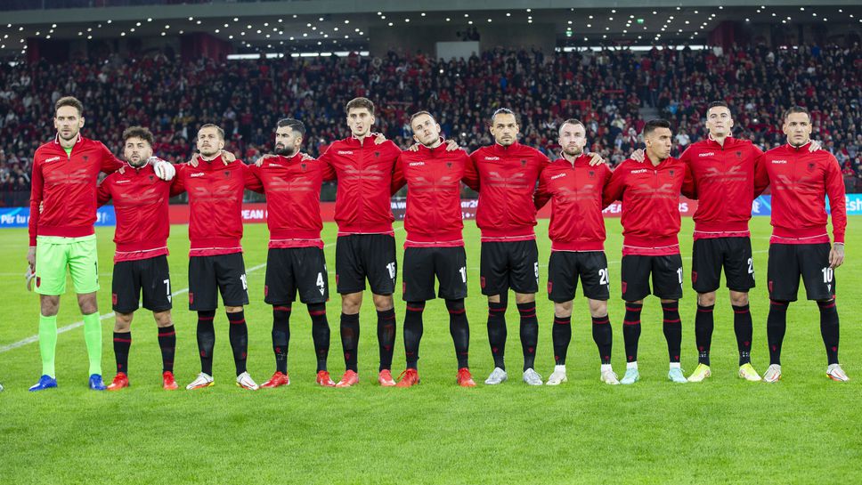 Албания прави шест промени в състава си за мача с България