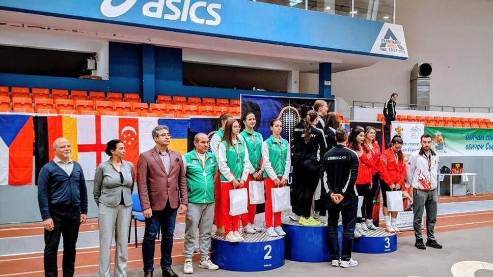 Националките на България по сабя завършиха на второ място за за Купа Свечников