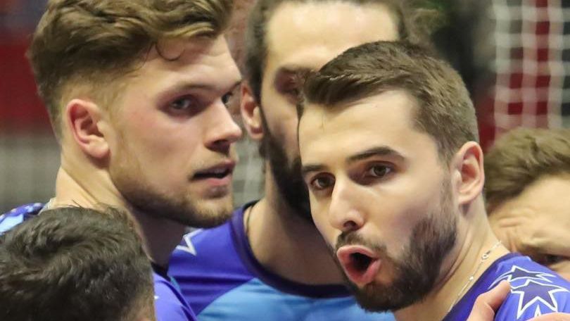 Отборът на Веро Волей Монца в който играят националът Мартин