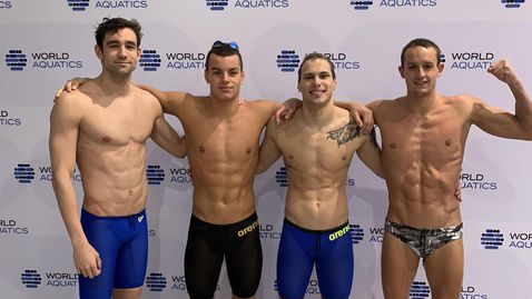  Българската щафета 4 х 200 приключи на влиятелното осмо място на Световното състезание по плуване в Мелбърн 