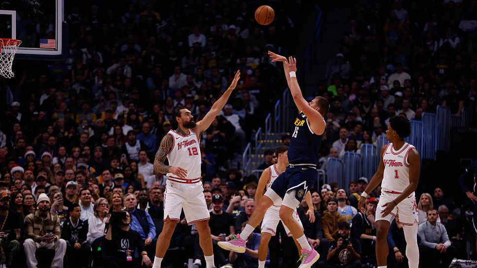 Баскетболистите на Денвър Нъгетс успяха да пречупят съпротивата на Хюстън