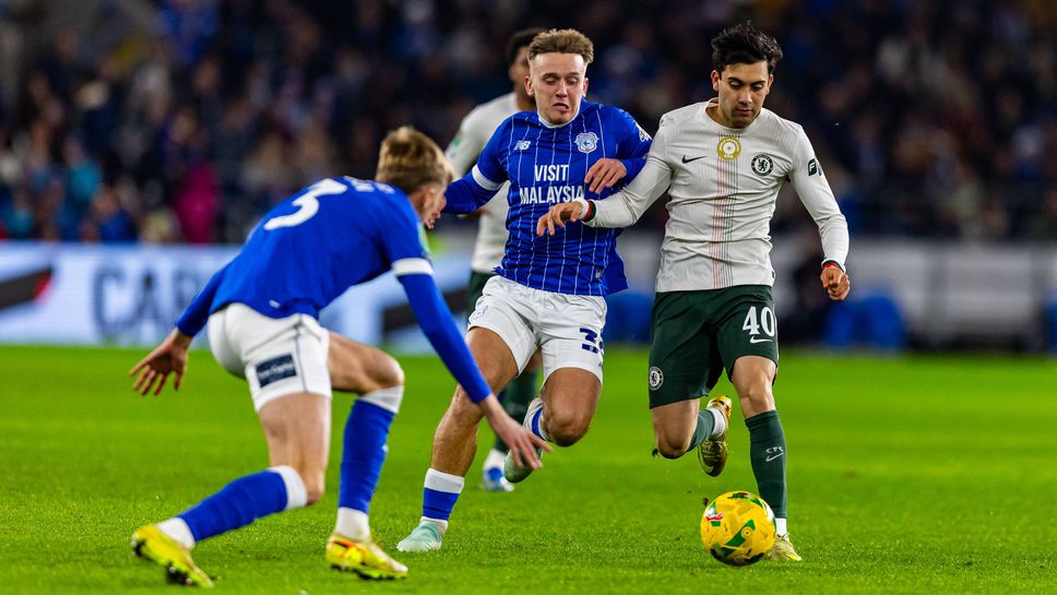 Кардиф 0:0 Челси, начало на второто полувреме