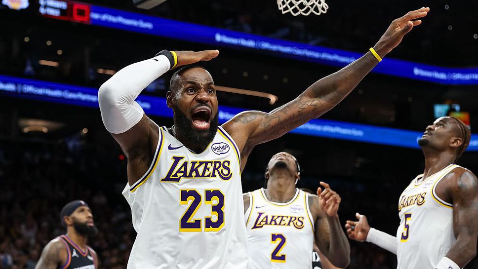 Легендата на НБА Леброн Джеймс и 23 кратният олимпийски шампион