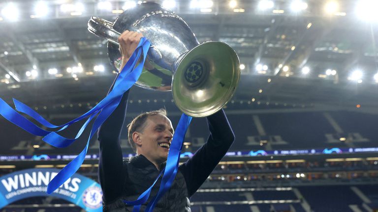 Мениджърът на европейския клубен шампион Челси Томас Тухел спечели наградата
