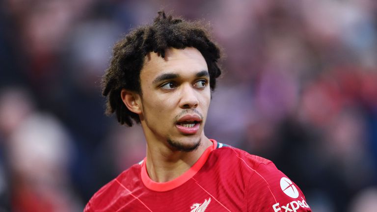 Десният бранител на Ливърпул Трент Александър Арнолд записа името си в