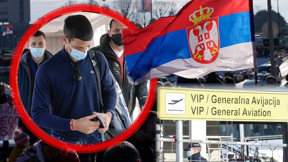Джокович запази мълчание и бързо напусна белградското летище