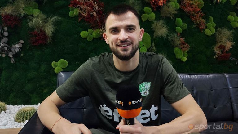Централният нападател на Берое Калоян Кръстев даде интервю пред Sportal bg