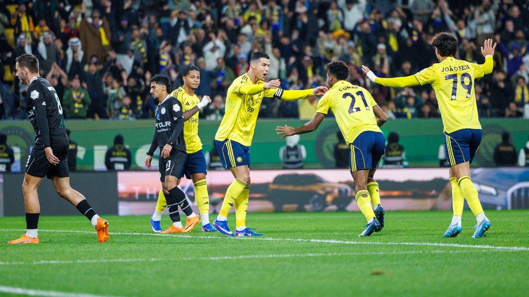 Ал-Насър се върна към победите с човек повече, Коман засенчи Роналдо със задна ножица