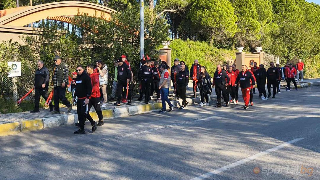 Голяма агитка на ЦСКА пристигна в Белек