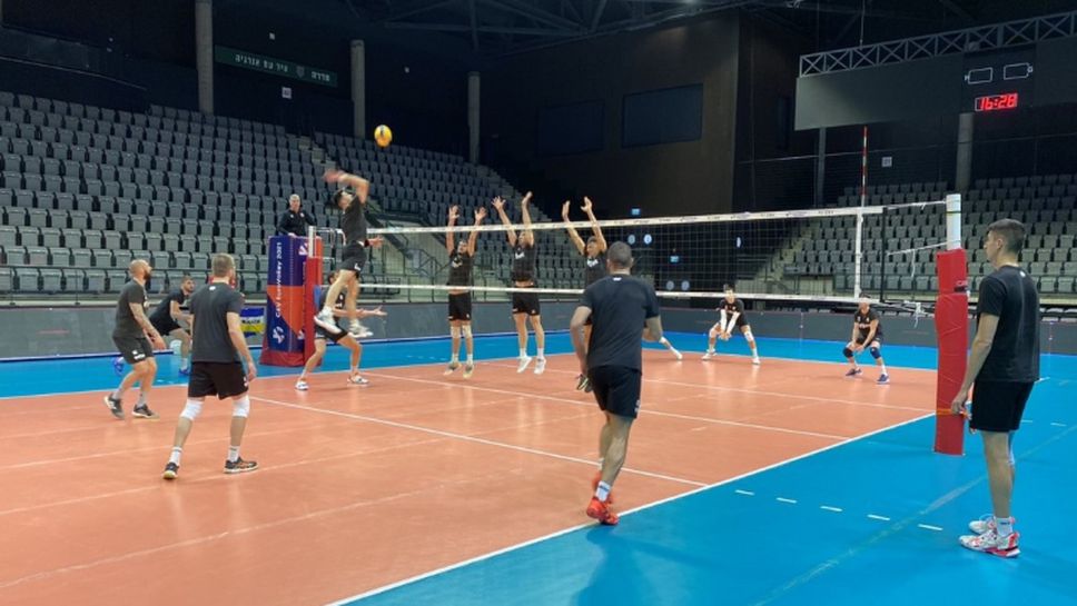 Националите по волейбол с първа тренировка в Израел