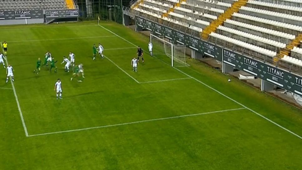 Жосуе Са направи резултата 2:1 в полза на Лудогорец срещу Динамо