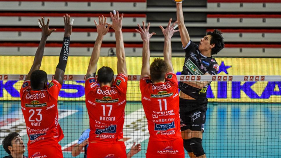 Лубе записа успех №13 в Италия (видео + снимки)