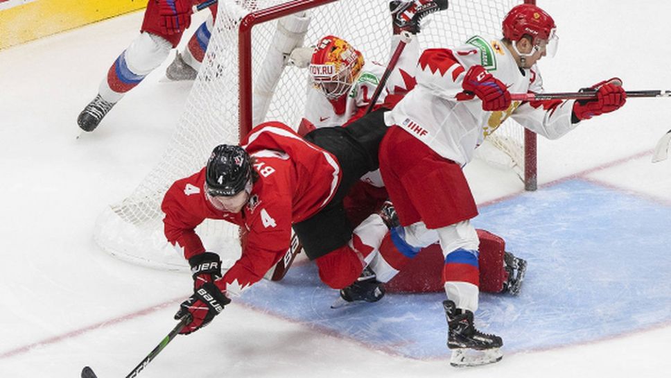 Канада отнесе Русия по пътя към защита на световната си титла
