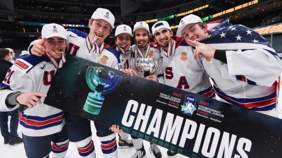 САЩ ликува с титлата на Световното по хокей на лед