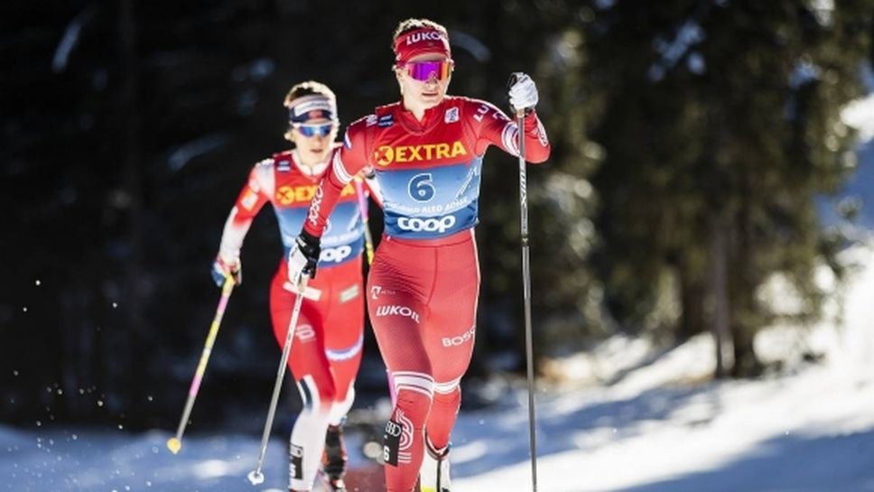Руска победа в масовия старт на 10 км от "Тур дьо Ски" при дамите