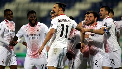 Златан се завърна и направи Милан зимен първенец (видео)