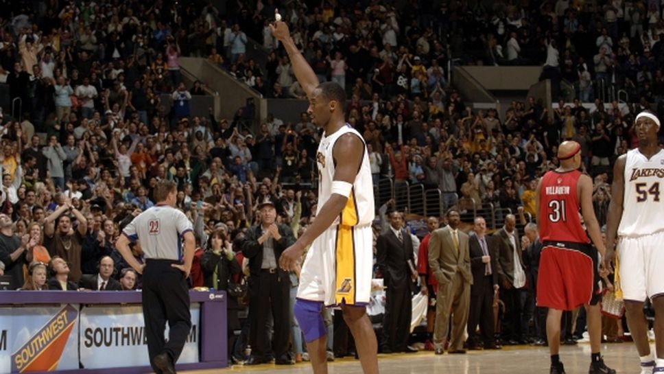 Легендарните 81 точки на Коби Брайънт (видео)