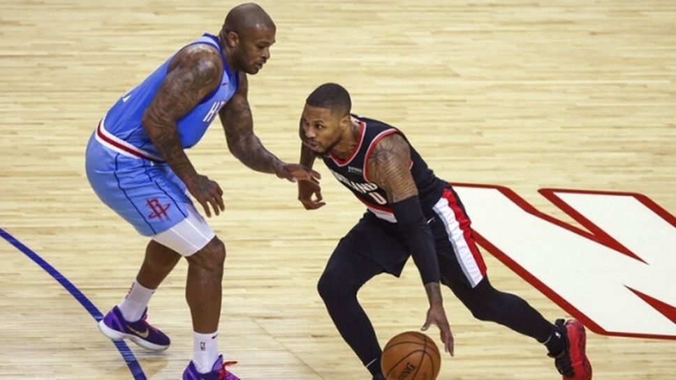 Виктор Оладипо натисна газта срещу Портланд