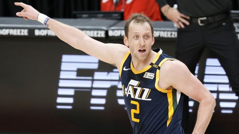 Снайперът Джо Ингълс свали легендарния Стоктън от върха в историята на Юта