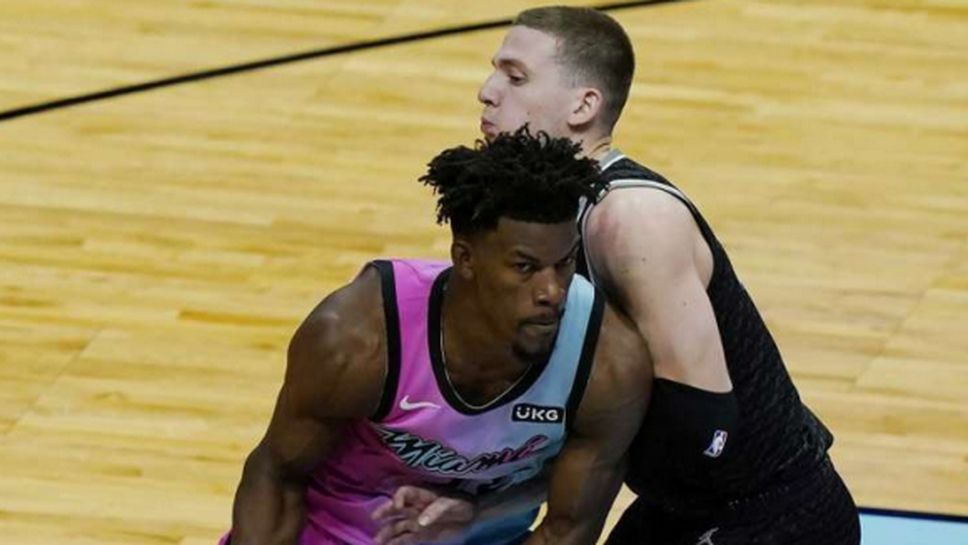 Джими Бътлър вкара 30 точки за успех на Маями (видео)