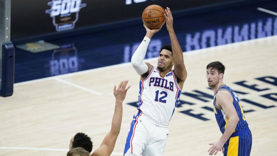 Филаделфия запази лидерството си на Изток след победа над Индиана