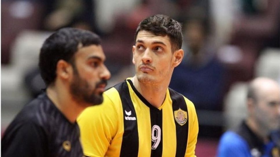 Бранимир Грозданов е сред най-добрите волейболисти в шампионата на Катар