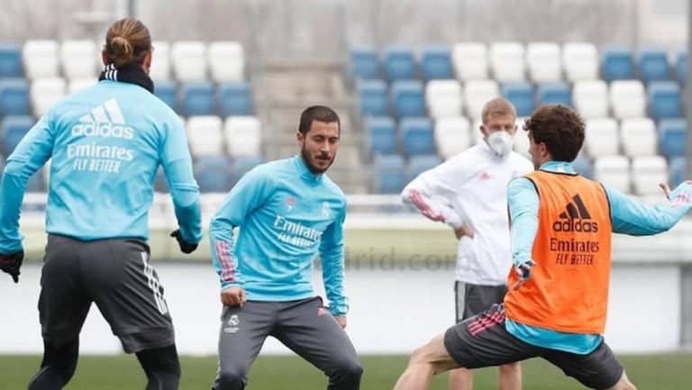 Азар и Рамос са подновили тренировки с Реал