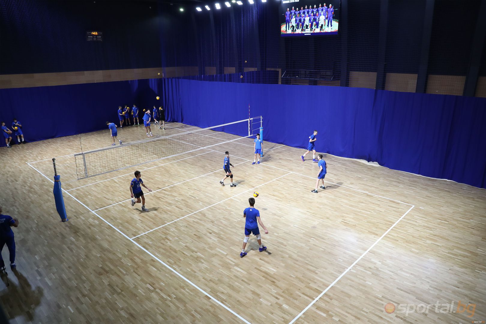 Новата волейболна зала на ВК Левски