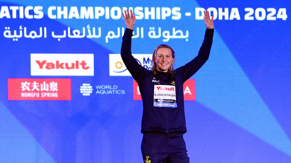 Сара Шострьом завоюва шесто поредно злато на 50 м бътерфлай от световни първенства
